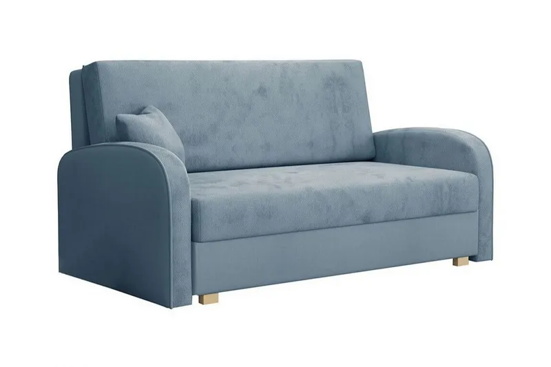 Denegal 2-sits Bäddsoffa NO_BRAND Light Blue/Dark Blue - Möbler - Vardagsrum - Bäddsoffor