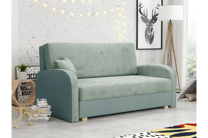 Denegal 2-sits Bäddsoffa NO_BRAND Light green - Möbler - Vardagsrum - Bäddsoffor