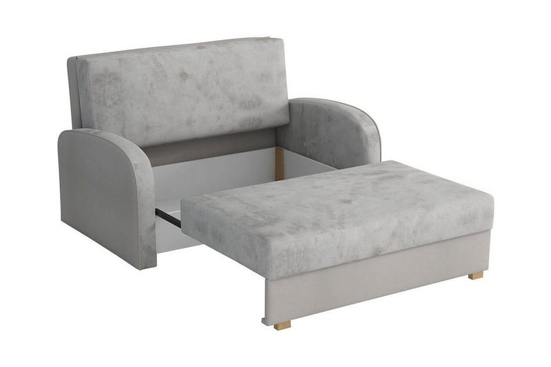 Denegal 2-sits Bäddsoffa NO_BRAND Light grey/Dark grey - Möbler - Vardagsrum - Bäddsoffor