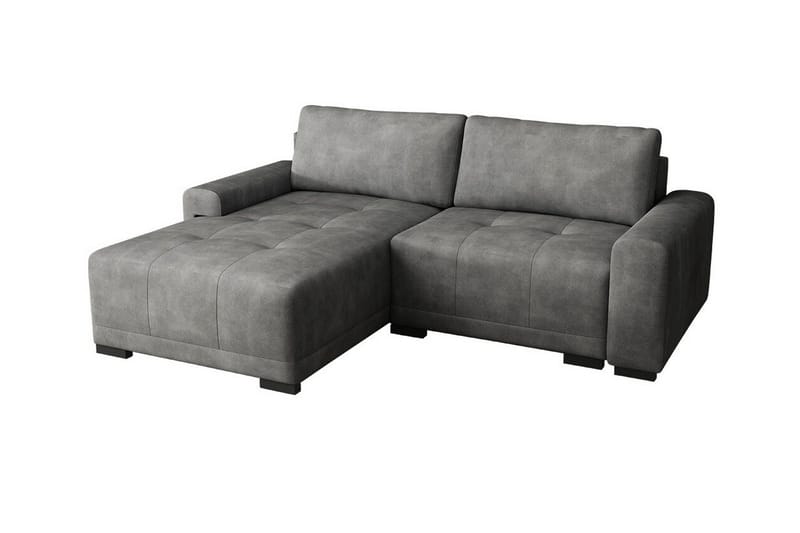Denegal 2-sits Hörnbäddsoffa Dark grey - Möbler - Vardagsrum - Bäddsoffor - Hörnbäddsoffa