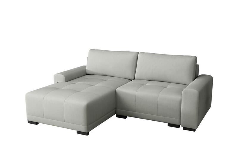 Denegal 2-sits Hörnbäddsoffa Ljusgrå/Mörkgrå - Möbler - Vardagsrum - Bäddsoffor - Hörnbäddsoffa