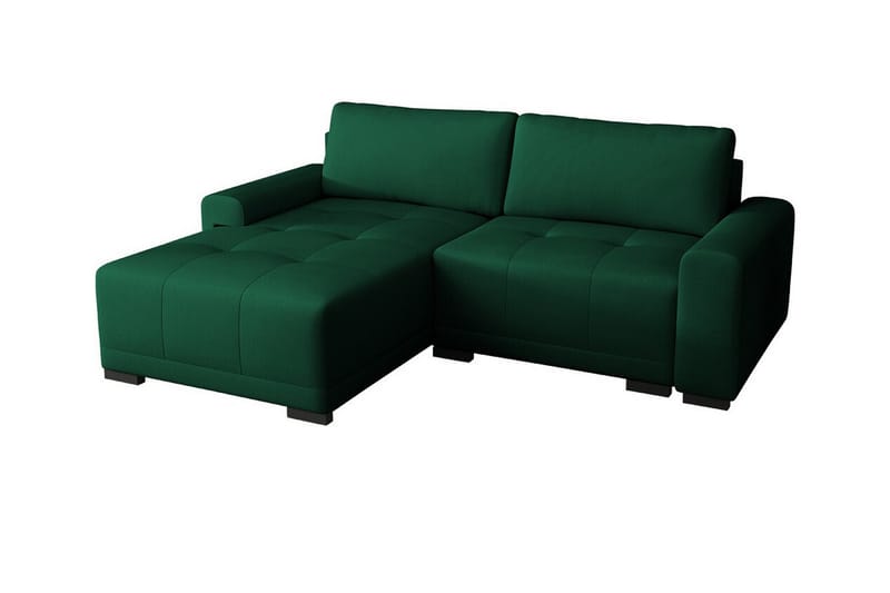 Denegal 2-sits Hörnbäddsoffa Mörkgrön - Möbler - Vardagsrum - Bäddsoffor