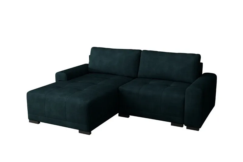 Denegal 2-sits Hörnbäddsoffa NO_BRAND Dark green - Möbler - Vardagsrum - Bäddsoffor - Hörnbäddsoffa