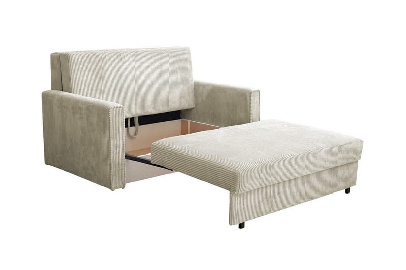 Denegal 2-sits liten bäddsoffa i Manchester - Beige - Möbler - Vardagsrum - Bäddsoffor