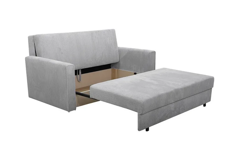 Denegal 2-sits liten bäddsoffa i Manchester - Grå - Möbler - Vardagsrum - Bäddsoffor