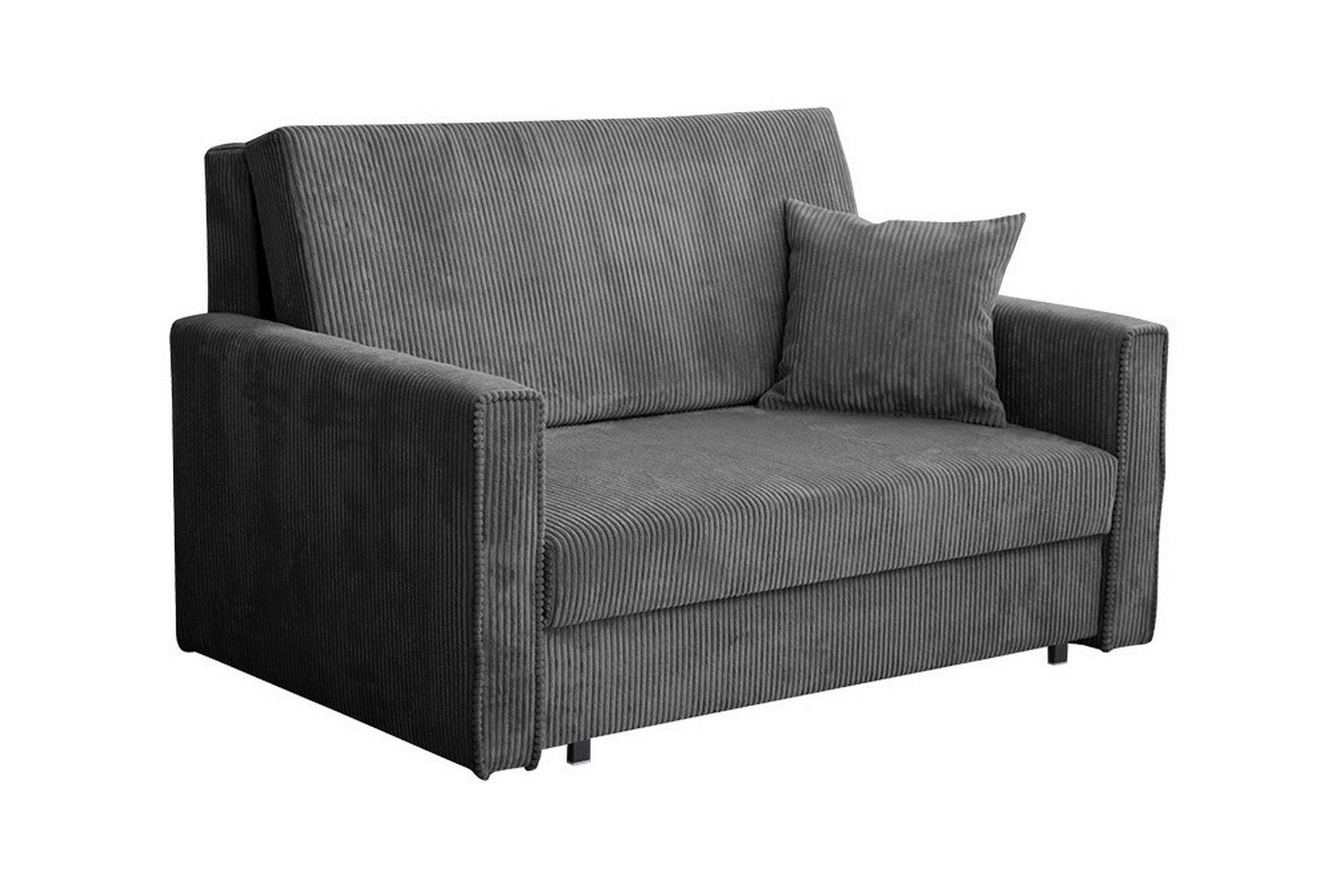 denegal 2-sits liten bäddsoffa i manchester - grå