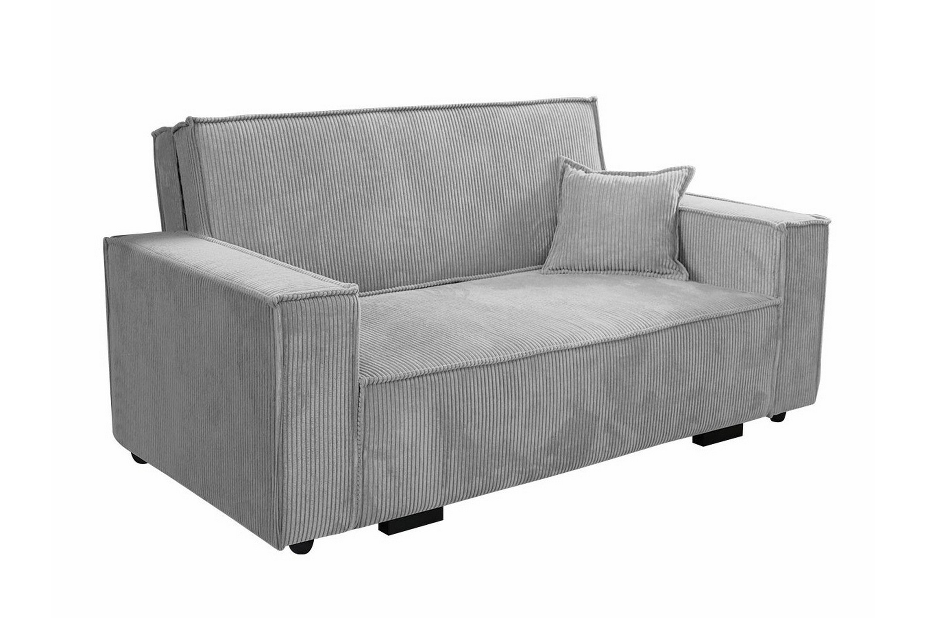 denegal 2-sits liten bäddsoffa i manchester - grå