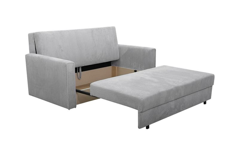 Denegal 2-sits liten bäddsoffa i Manchester - Grå - Möbler - Vardagsrum - Bäddsoffor