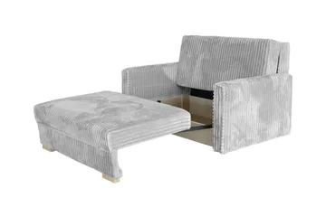 Denegal 2-sits liten bäddsoffa i Sammet - Beige - Möbler - Vardagsrum - Bäddsoffor