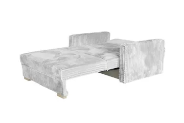 Denegal 2-sits liten bäddsoffa i Sammet - Grå - Möbler - Vardagsrum - Bäddsoffor