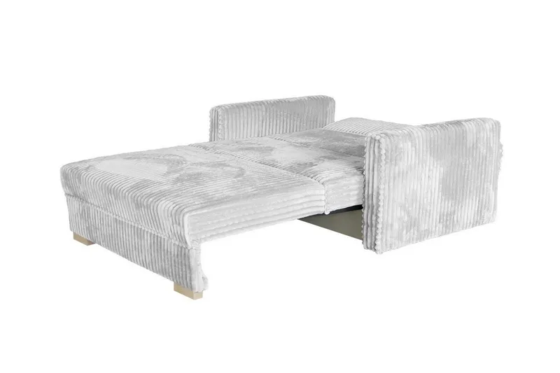 Denegal 2-sits liten bäddsoffa i Sammet - Grå - Möbler - Vardagsrum - Bäddsoffor