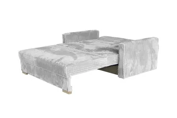 Denegal 2-sits liten bäddsoffa i Sammet - Grå - Möbler - Vardagsrum - Bäddsoffor