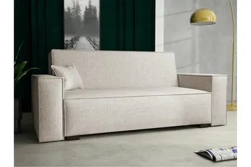 Denegal 2-sits liten bäddsoffa i Tyg - Beige - Möbler - Vardagsrum - Bäddsoffor