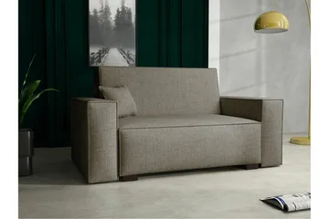 Denegal 2-sits liten bäddsoffa i Tyg - Beige - Möbler - Vardagsrum - Bäddsoffor