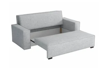 Denegal 2-sits liten bäddsoffa i Tyg - Beige - Möbler - Vardagsrum - Bäddsoffor