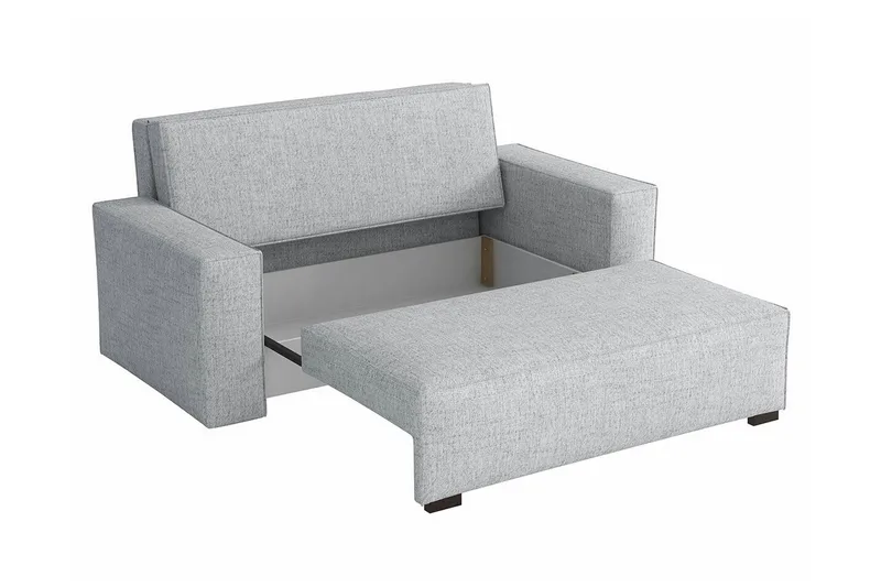 Denegal 2-sits liten bäddsoffa i Tyg - Beige - Möbler - Vardagsrum - Bäddsoffor
