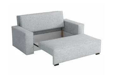Denegal 2-sits liten bäddsoffa i Tyg - Grå - Möbler - Vardagsrum - Bäddsoffor