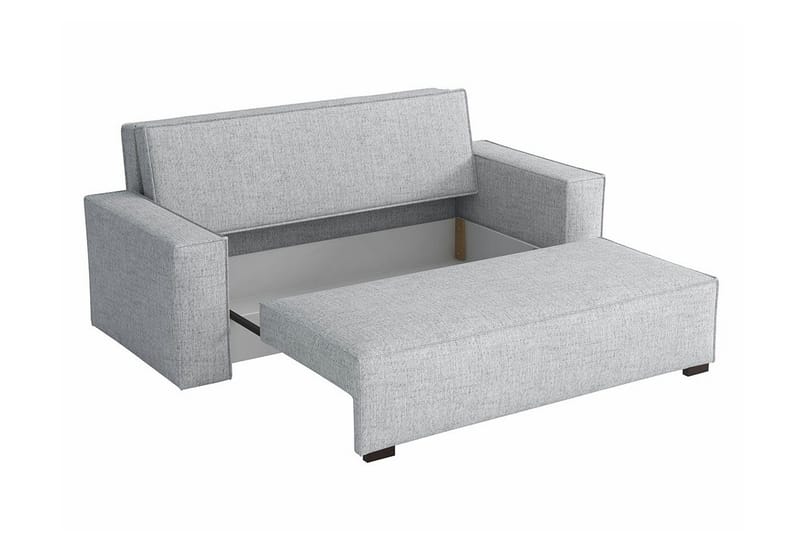 Denegal 2-sits liten bäddsoffa i Tyg - Grå - Möbler - Vardagsrum - Bäddsoffor