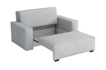 Denegal 2-sits liten bäddsoffa i Tyg - Grå - Möbler - Vardagsrum - Bäddsoffor