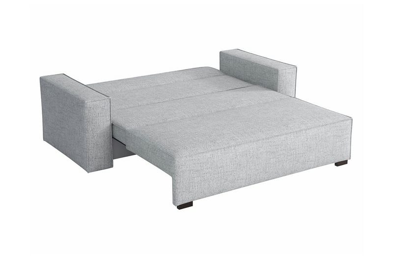 Denegal 2-sits liten bäddsoffa i Tyg - Grå - Möbler - Vardagsrum - Bäddsoffor