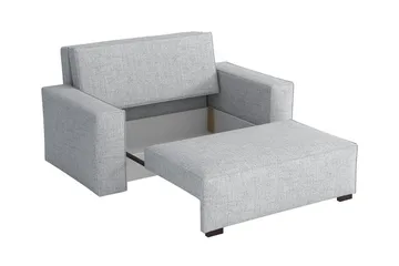 Denegal 2-sits liten bäddsoffa i Tyg - Grå - Möbler - Vardagsrum - Bäddsoffor