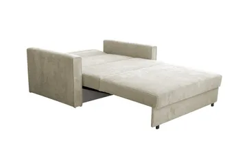 Denegal 2-sits liten bäddsoffa i Tyg - Grå - Möbler - Vardagsrum - Bäddsoffor