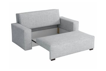 Denegal 2-sits liten bäddsoffa i Tyg - Grå - Möbler - Vardagsrum - Bäddsoffor