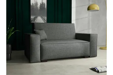 Denegal 2-sits liten bäddsoffa i Tyg - Grå - Möbler - Vardagsrum - Bäddsoffor