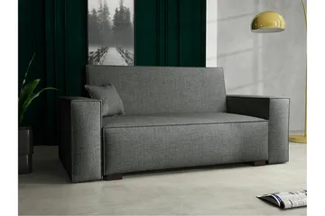 Denegal 2-sits liten bäddsoffa i Tyg - Grå - Möbler - Vardagsrum - Bäddsoffor
