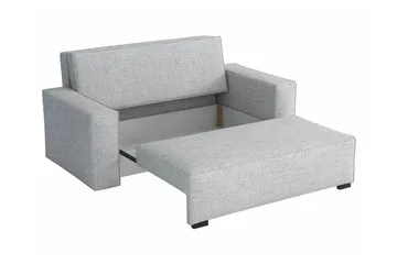 Denegal 2-sits liten bäddsoffa i Tyg - Grå - Möbler - Vardagsrum - Bäddsoffor