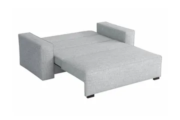 Denegal 2-sits liten bäddsoffa i Tyg - Grå - Möbler - Vardagsrum - Bäddsoffor