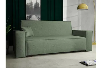Denegal 2-sits liten bäddsoffa i Tyg - Grön - Möbler - Vardagsrum - Bäddsoffor