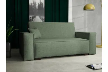 Denegal 2-sits liten bäddsoffa i Tyg - Grön - Möbler - Vardagsrum - Bäddsoffor