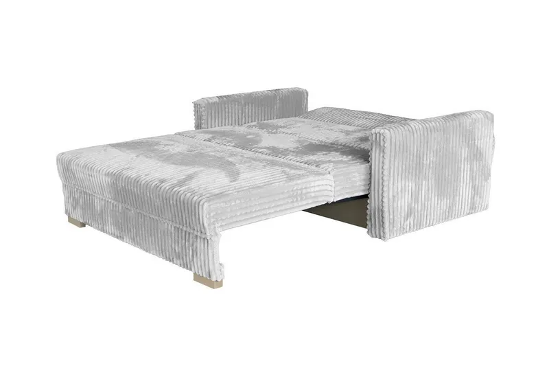 Denegal 2-sits liten bäddsoffa i Plysch - Grå - Möbler - Vardagsrum - Bäddsoffor