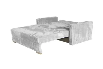 Denegal 2-sits liten bäddsoffa i Plysch - Grå - Möbler - Vardagsrum - Bäddsoffor