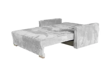 Denegal 2-sits liten bäddsoffa i Plysch - Beige - Möbler - Vardagsrum - Bäddsoffor