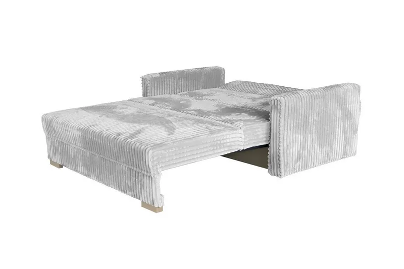 Denegal 2-sits liten bäddsoffa i Plysch - Beige - Möbler - Vardagsrum - B äddsoffor