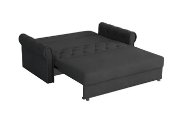 Denegal 2-sits liten bäddsoffa i Plysch - Grå - Möbler - Vardagsrum - Bäddsoffor