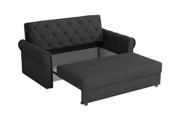 Denegal 2-sits liten bäddsoffa i Plysch - Grön - Möbler - Vardagsrum - Bäddsoffor