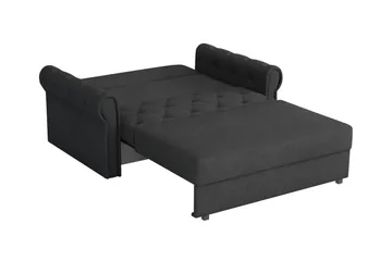 Denegal 2-sits liten bäddsoffa i Plysch - Grå - Möbler - Vardagsrum - Bäddsoffor