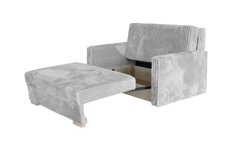 Denegal 2-sits liten bäddsoffa i Plysch - Grå - Möbler - Vardagsrum - Bäddsoffor