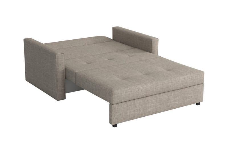 Denegal 2-sits liten bäddsoffa i Plysch - Grå - Möbler - Vardagsrum - Bäddsoffor