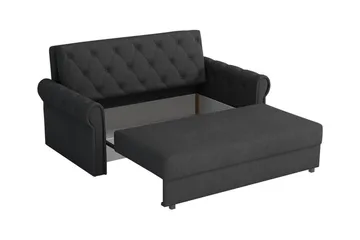 Denegal 2-sits liten bäddsoffa i Plysch - Blå - Möbler - Vardagsrum - Bäddsoffor