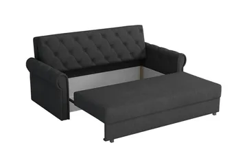 Denegal 2-sits liten bäddsoffa i Plysch - Blå - Möbler - Vardagsrum - Bäddsoffor
