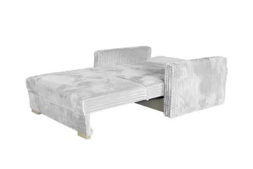 Denegal 2-sits liten bäddsoffa i Plysch - Grå - Möbler - Vardagsrum - Bäddsoffor