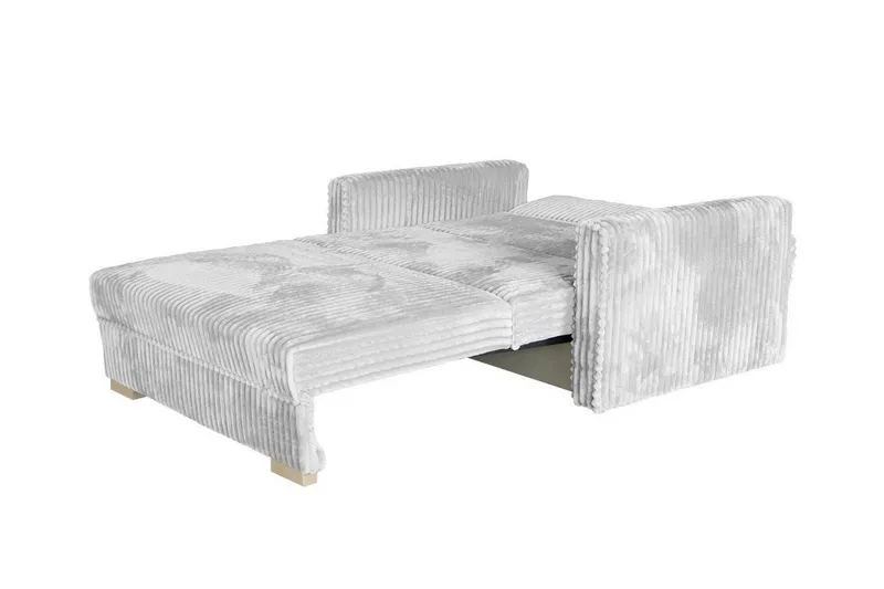 Denegal 2-sits liten bäddsoffa i Plysch - Grå - Möbler - Vardagsrum - Bäddsoffor