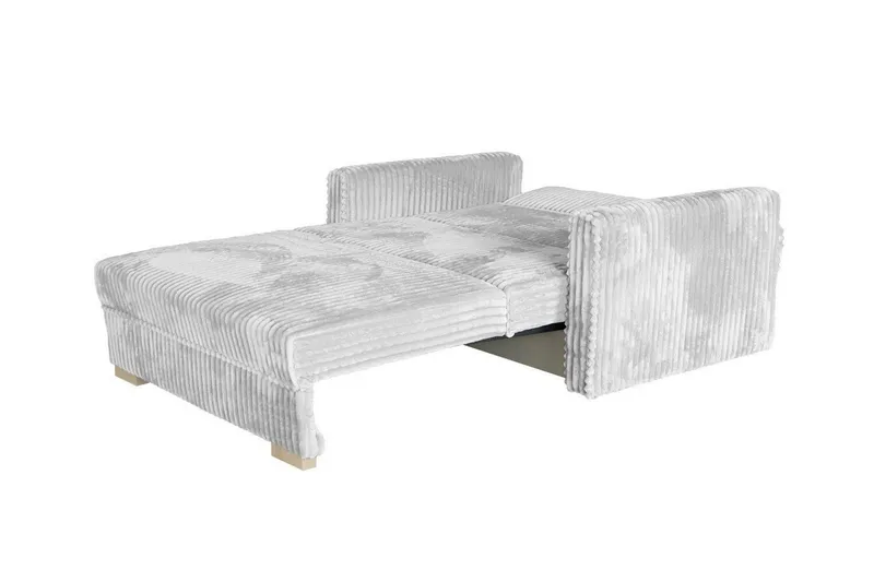 Denegal 2-sits liten bäddsoffa i Plysch - Grå - Möbler - Vardagsrum - Bäddsoffor