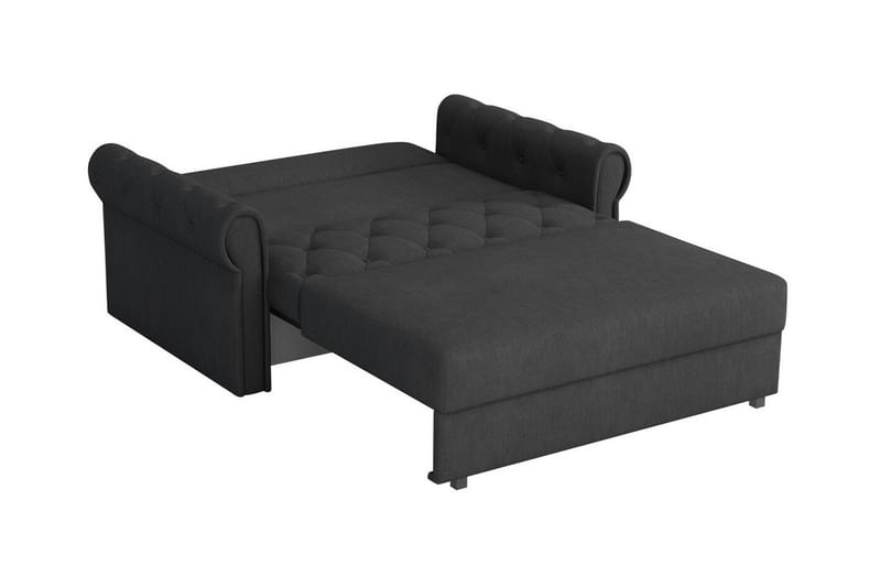 Denegal 2-sits liten bäddsoffa i Plysch - Blå - Möbler - Vardagsrum - Bäddsoffor