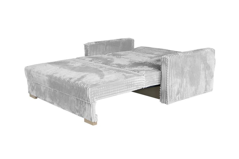 Denegal 2-sits liten bäddsoffa i Plysch - Grå - Möbler - Vardagsrum - Bäddsoffor