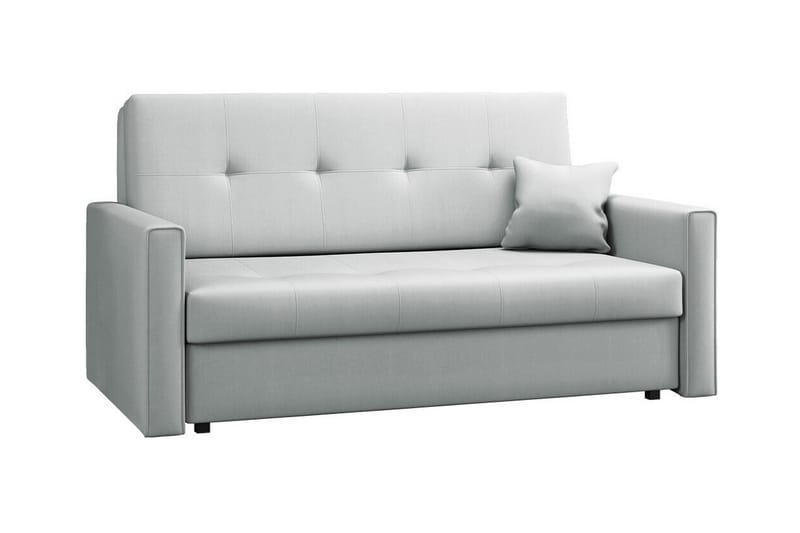 Denegal 2-sits liten bäddsoffa i Plysch, Grå